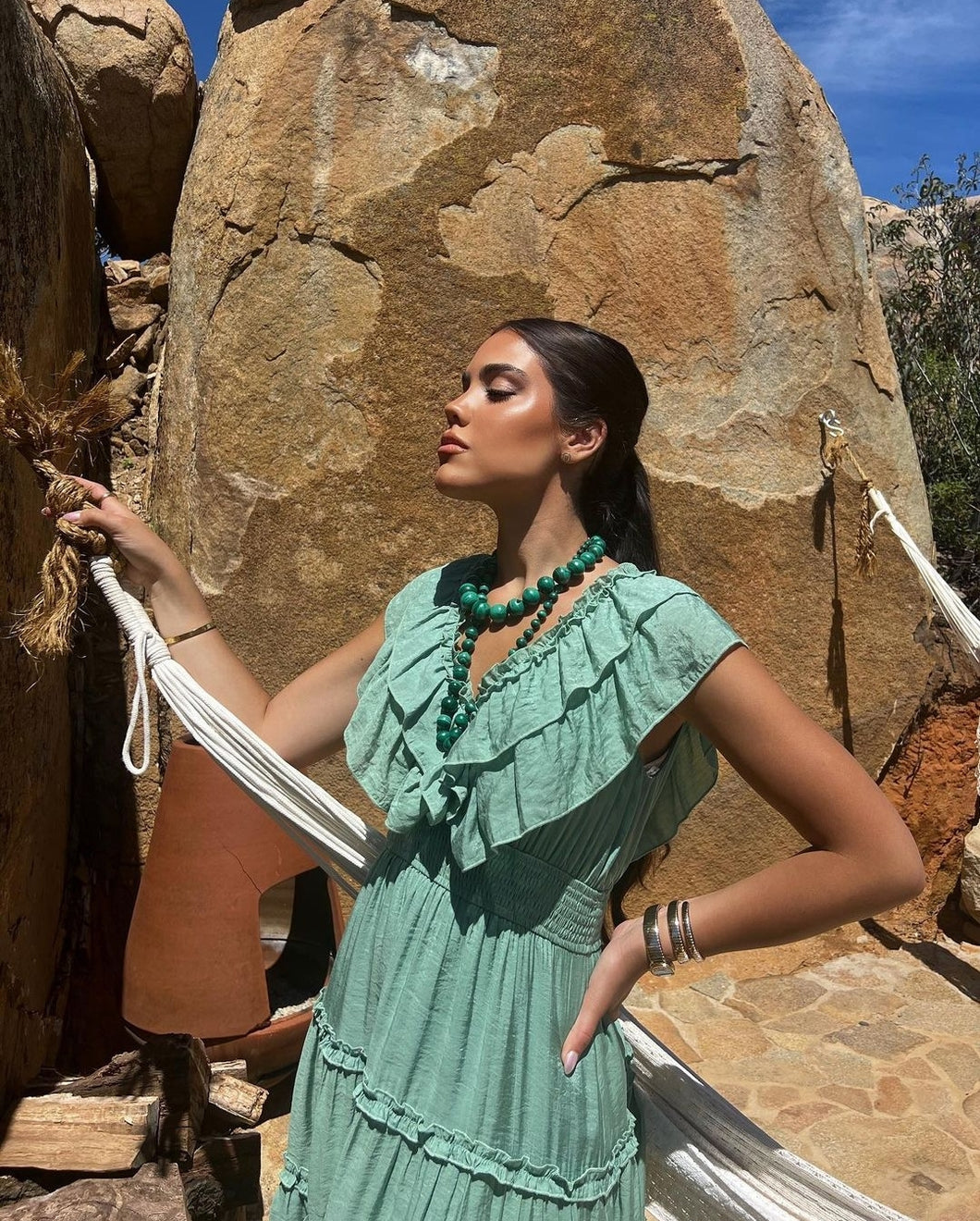 Aixia Mint Dress