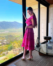 Load image into Gallery viewer, Aixia Hot Pink Dress
