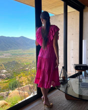 Load image into Gallery viewer, Aixia Hot Pink Dress

