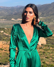 Load image into Gallery viewer, Prisca Emerald Jumpsuit

