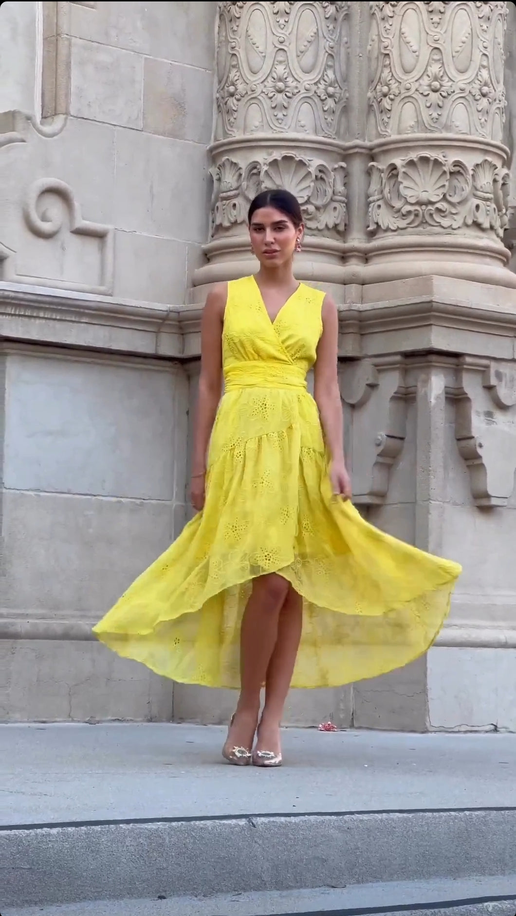 Dara Yellow Dress