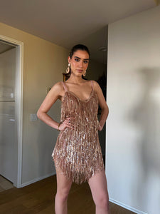 Nydia Bronze Dress