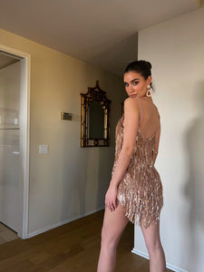 Nydia Bronze Dress