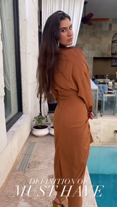 Collazo Terracota Dress