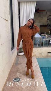 Collazo Terracota Dress