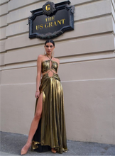 Load image into Gallery viewer, Be The Spotlight Golden Dress
